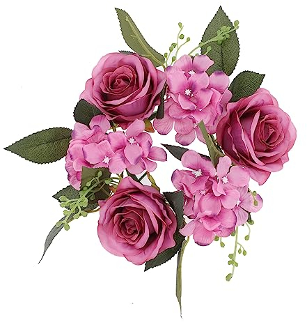 OUNONA 2stücke Künstlicher Blumenkranz Aus Rosen Simulierte Blumen-Girlande Für Hochzeiten Festlichkeiten Und Heimdekoration Für Tischarrangements Und Kreative Dekoideen