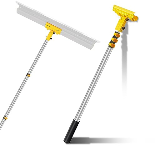 Zozen Juego de mango extensión de hoja skimming, solo incluye varilla extensión longitud ajustable + soporte ángulo ajustable, la longitud ajustable es 84 -209, dedicado a la marca.