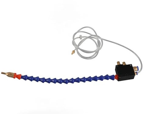 Mist Coolant Sprayer System, Engraving Machine Cooling Sprayer with Adjustable Mist Volume, 8m Air Pipe, for CNC Lathe, Milling, Drilling, Stone, Metal, Ceramic Tile Engraving