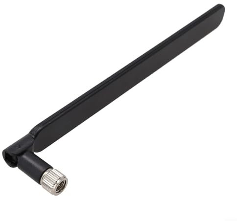 Juego de 2 antenas externas para SMA para un rendimiento LTE mejorado; cada una con una ganancia de hasta 5 dBi; frecuencias de funcionamiento desde el rango de [698] MHz a [2700] MHz (negro)