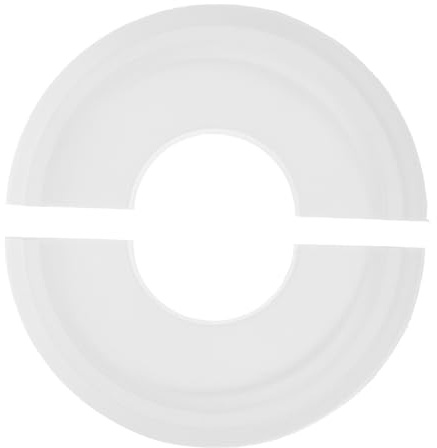 VICASKY Plaque de Recouvrement ou Luminaire pour Ventilateur et Commerces pour Maisons Résistant Vieillissement de Plafond en Pu Blanc Décoratif et Facile à Nettoyer