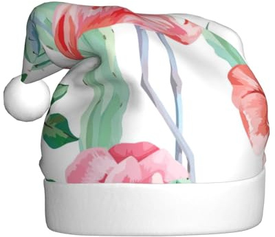 sttung Kaktus Flamingo Rose Blumen Druck Erwachsene Festliche Weihnachtsmütze - Weihnachten, Halloween, Neujahr, Partys, Events & Promotions