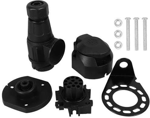 LOLIPPYY Spina Rimorchio Europeo Resistente e Facile da Installare Adattatore Connettore Trailer per Camper e Auto Accessorio Riparazione Trailer
