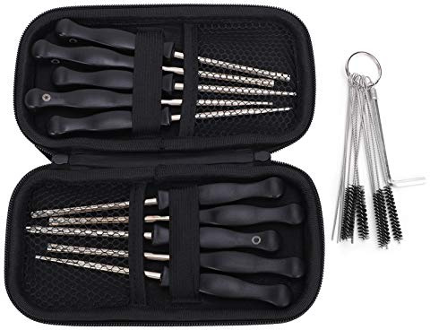 WIHFHGZ Tournevis Réglage Carburateur Acier Inoxydable, Kit Outil Manuel 15,56cm, Poignée Ergonomique - Précision 1/4 Tour, Compatible