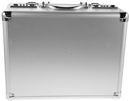 ARTSEWPLY Boîte à Remède Verrouillable en Aluminium Moyen Format, Grosse Capacité de Rangement, Coffre-Fort Portable avec Serrure à Combinaison, Mallette Sécurisée pour Pharmacie à Domicile,