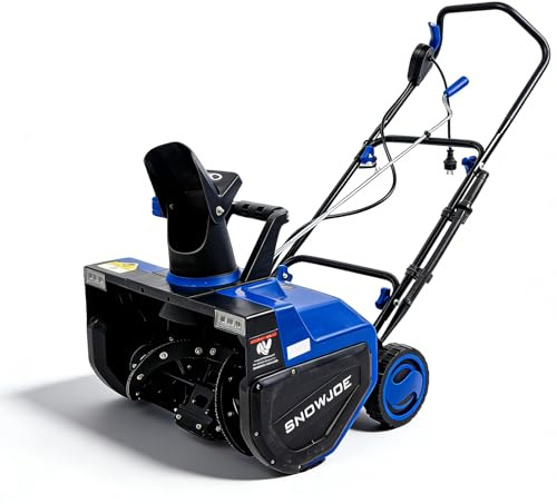 ACROSSPART 2400W Professional Elektrische-Schneefräse mit LED Leuchten und rutschfeste RäDern, 56 cm Arbeitsbreite, 33cm Reinigung Tiefe, 180° Drehbare Auswurfkanal