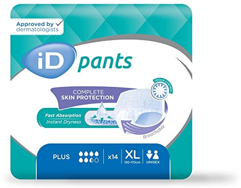 Ontex ID Expert Einweg Plus Inkontinenzeinlagen, X-Large (130–170 cm)