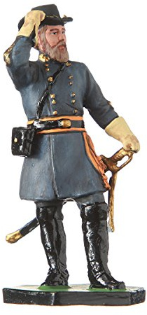 danila-souvenirs Tin Soldier USA Civil war Confederates General Longstreet Hand Painted Metal Sculpture Miniature Figurine 54mm #CW15