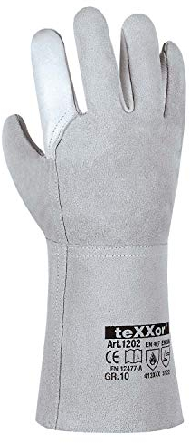 (120 Paar) teXXor Handschuhe Schweißerhandschuhe BATU Tara 120 x Natur 10