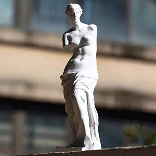 XINGYU Decorazione da scrivania 29 cm Nuda Venere di Milo Afrodite Dea Statua ellenistica Replica Riproduzione Statua Statua in Gesso Schizzo in Gesso G1744, Bianco