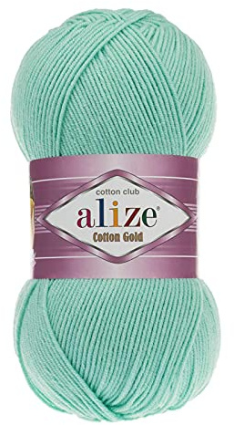 100g Strickgarn Alize Cotton Gold Uni Klassikgarn Häkelgarn Strick-Wolle Farbwahl