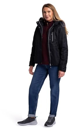 Trespass Womens Waterproof Jacket Padded Removable Hood Recap