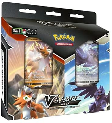 Pokémon V-Kampfdeck Bundle Wolwerock Krarmor 290-45379 Kartenspiel ab 6 Jahren Deutsch