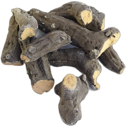 The Stove Wizard Ceramic Gas Fire Log Set, 10 Piece Delamere Brown Effect, Compatible with Gas Electric LPG and Bio Ethanol Fires