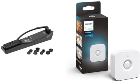 Der kabellose & Philips Hue Bewegungsmelder Indoor, Zubehör für Philips Hue, Tageslichtsensor, steuerbar via App, kompatibel mit Amazon Alexa