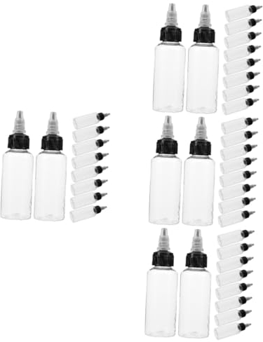 Didiseaon 40 Pièces Bouteille De Solvant Bouteille De Peinture Transparente Louche Récipient De Peinture À L'Huile Petites s En Plastique Avec Portion Conteneur