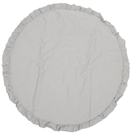 Alfombra de Gateo para Bebés Redonda, Colchoneta de Juego | Cloth, Uso Doméstico Niños, Diseño Circular Liso, Apoyo Cómodo para Jugar y Descansar