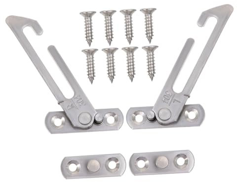 CANIGHT 3 Sets Schiebefenster Schlösser Fenster Stopper Restrictor Kindersicher Edelstahl