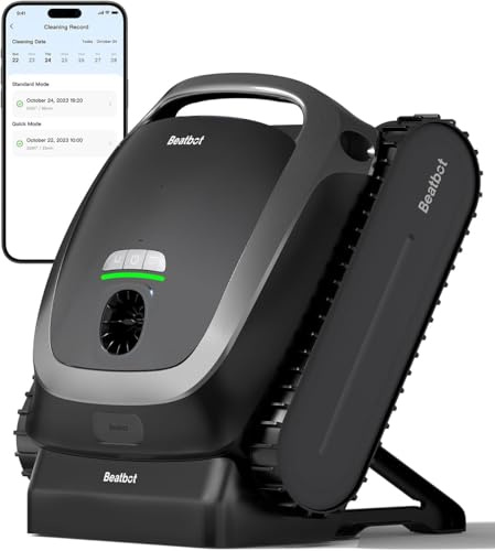 Beatbot AquaSense - Aspiradora robótica inalámbrica para Piscinas, trayectoria optimizada Inteligente, Limpia Suelo, Paredes y línea de flotación, Apta para Piscinas hasta 2.260 m²