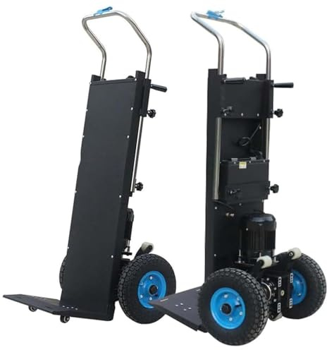IQOAIJ Electric Stair Climbing Trolley 1500 W Powered Hand Truck Stair Climber Stairs Up and Down Labor-Saving Stair Climbing Cart 400KG Load Stepless Regulation for Family Moving,01