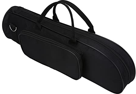 Akozon Leda Oxford Tissu épaississez Le Sac de Trompette avec Ceinture d'épaule, Casse de Trompette Portable et Protectrice, Noir (Black)