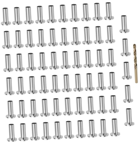 Toddmomy 65 piezas Kit Protector de Cables de Acero Inoxidable con Funda Protectora para Cuerda de Alambre Manga para Barandilla Incluye Broca Dorada para Bricolaje Uso Interior y Exterior