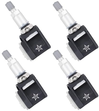 4-Pack Tire Tyre Pressure Sensors,Fit for BMW Series X3 iX3 5 Serie G08 G38 and Merc-edes E Class W213,OEM 36106887147 36106887140,433MHz Monitoring System
