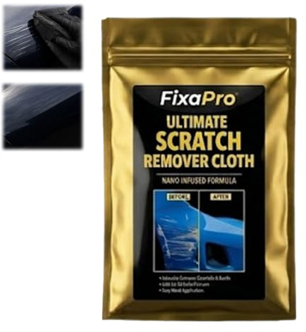 Fixapro Scratch Remover, Car Cleaning Cloth for Scratches, Quick Paint Restoration, Car Cloth Scratch Remover, Quick Paint Restoration, Suitable for Various Car Scratches