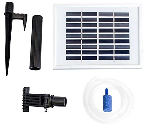 Primrose 90LPH Solar Powered 1 Stone Garden Pond Oxygenator Aerator Automatic Function