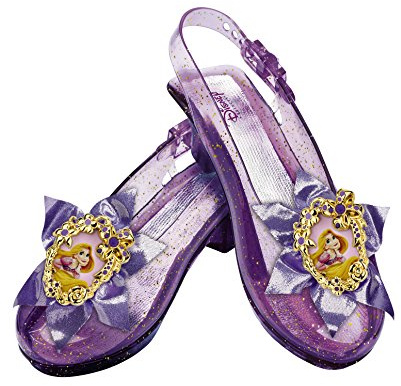 Disney Princess Tangled Rapunzel Sparkle Shoes, Official Disney Costume Accessories, Age Grade 4+, Fits up to Size 6