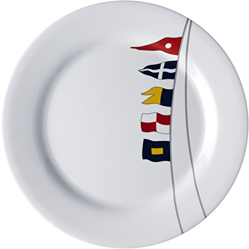 Marine Business Régate – Assiette, mélamine, 6 pièces, Multicolore