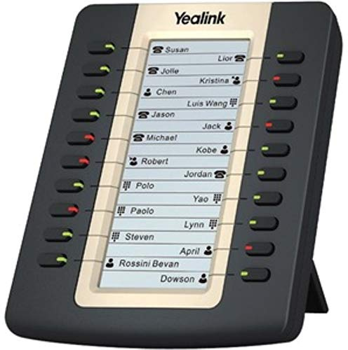 Yealink EXP20 Telefono VoIP, Nero