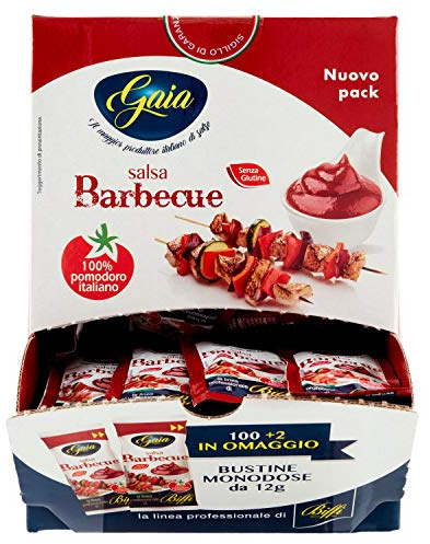 Gaia - Salsa Barbecue - 102 Bustine Monodose da 12 g