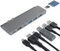 Adattatore HUB USB-C Green Cell 8in1 (Thunderbolt 3 5K, HDMI 4K 30Hz, 3x USB 3.0, SD, microSD) per Apple MacBook Air 13” 2018-2020, Apple MacBook Pro 13” 2016-2020, Apple MacBook Pro 15” 2016-2019