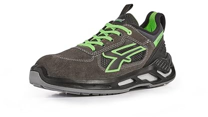U-Power Red 360 Negan, scarpe antinfortunistiche basse, leggere e comode, con tomaia in nylon ultra traspirante e morbida pelle scamosciata, puntale in alluminio e suola Infinergy (47)