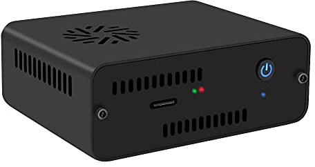 Geekworm NASPi - Kit di archiviazione SATA HDD/SSD NAS da 2,5 per Raspberry Pi 4 modello B (non include Raspberry Pi 4)