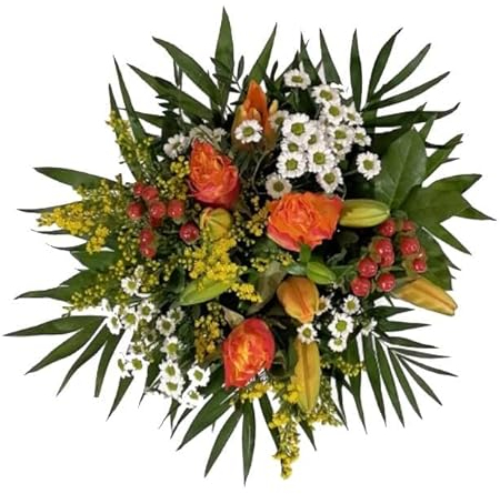 Blumen bouquet online mit Rosen und Lilien bestellen und zum Geburtstag verschicken