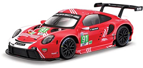 Bburago - Porsche 911 RSR LM 2020 Maßstab 1:24, Diecast-Auto, Detailgetreu mit Türen zum Öffnen, Porsche-Lizenz, Alter 3+
