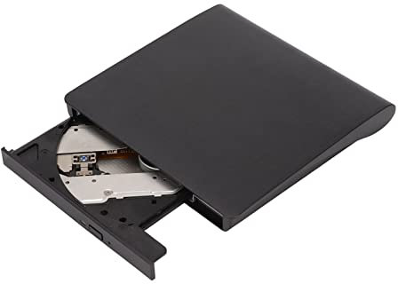 Extern DVD-enhet, USB3.0 Bärbar DVD-enhet RW/DVD-spelare 5 Gbps Slim Design CD-brännare för Win Xp/2003/7/8/10/ Vista, för Linux, för OS X