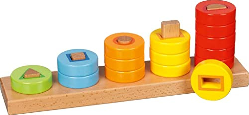 Goki - Lernen Sie Zählen Sie 3D-Ringe, Mehrfarbig (58410)