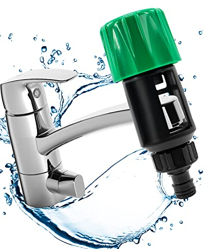 CaLeQi Tap Hose Connector for Garden Bathroom Kitchen Indoor Outdoor Hose Pipe Tap Attachment