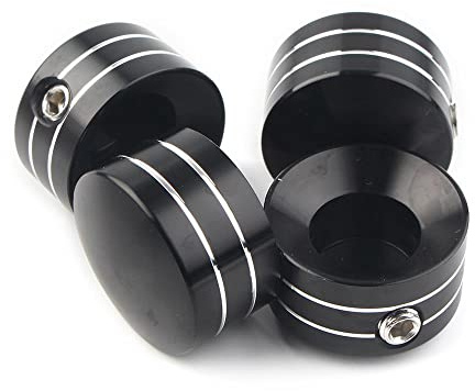 FSFY Tappo candela copri bullone testa moto per Harley Twin Cam 99-, Big Twin 1340 Evo 85-99, per Sportster 86- nero