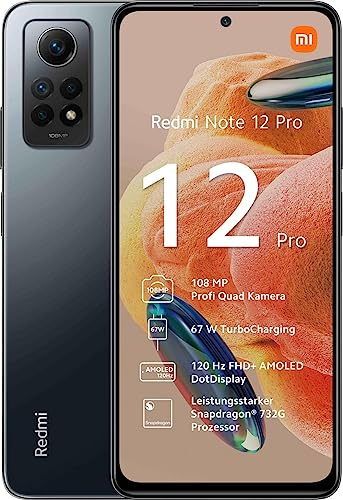 Xiaomi Smartphone Redmi Note 12 Pro 4G Gris Graphite 8GB RAM 128GB ROM