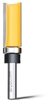 WOBLLMX Fresa a filo fusto 8 mm, diametro 15,8 mm, lunghezza di lavoro 40 mm, con cuscinetto a sfera in metallo duro, maneggevole, durevole e affilata per la lavorazione del legno fai da te a casa