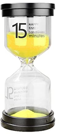 JUCHRZEY Reloj de Reloj de Mini Temporizador de Cepillado Cepillado de Dientes Creativo Temporizador de Reloj de Negro Adornos de Escritorio Regalo pequeño Adorno de Oficina