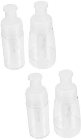 Ipetboom 4piezas Botella De Spray Vacía para Contenedor De Talco Portátil Brillantes