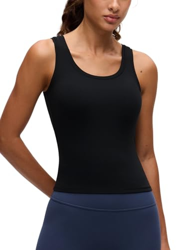 CRZ YOGA Softembrace Rundringad linne Svart M