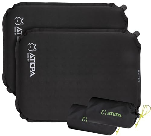 ATEPA Inflatable Seat Cushion, 2 Pack Black