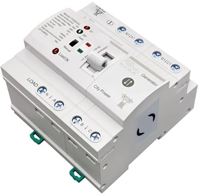 Interruptores selectores eléctricos de transferencia automática de potencia dual pequeños LN 220V 2P 4P 63A TOQ6 1 pieza(4P)