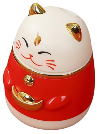 TOBBOMEY Porta Stuzzicadenti a Pressione Carino in Plastica Pp, Scatola Portastuzzicadenti da Tavolo Compatta e Decorativa, Distributore di Stuzzicadenti Portatile per Uso Domestico e Cucina